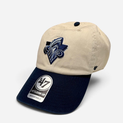 Casquette 47 Junior Beige et Bleu Logo Océanic