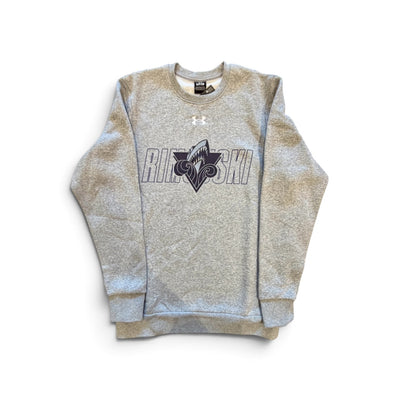 Chandail UA Col Rond Gris Athletique Rimouski Logo